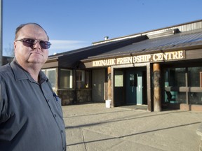 LA RONGE, SASK--APRIL 21 2016 0430 News La Ronge- Ron Woytowich, the executive director of the Kikinahk Friendship Centre in La Ronge, stands for a photograph outside of the Friendship Centre on Thursday, April 21st, 2016. Woytowich is seeking federal funding to build a 24/7 homeless shelter in the town. (Liam Richards/Saskatoon StarPhoenix)