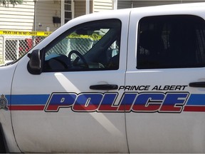 A Prince Albert Police vehicle.