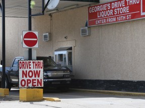 PRINCE ALBERT, SASK.--MAY 30, 2014--Prince Albert has two alcohol drive-throughs on May 30, 2014 in Prince Albert.  {RICHARD MARJAN/STARPHOENIX}