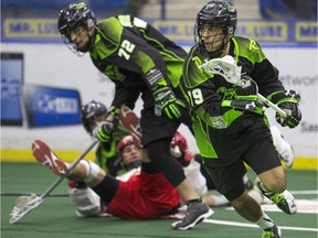 A pair of wins over the Colorado Mammoth this weekend would clinch first place for the Saskatchewan Rush.