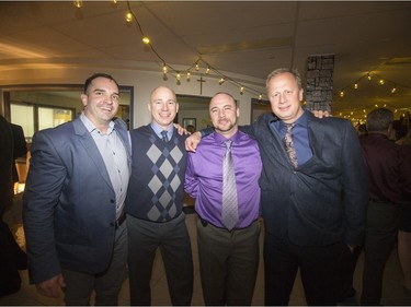 Craig Percival, Kerry Clark, Brent Casey, and Kent Keller are on the scene at the E.D. Feehan Fundraiser Gala on Saturday, April 9th, 2016.