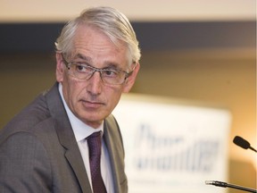 U of S President Peter Stoicheff speaks to a lunch meeting sponsored by the Greater Saskatoon Chamber of Commerce on Wednesday.