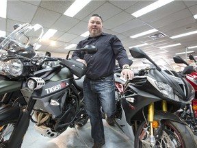 Jason O'Handley, sales manager at Ffun European Motorrad, says high-end motorcycles are still selling briskly despite the downturn in the economy.