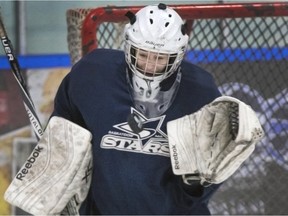 Stars Goalie Emma Johnson of the Saskatoon Stars.