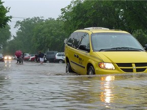 SASKATOON,SK--June17/2011-- Flooding at Main Street and Dufferin Avenue Saskatoon Friday, June 17, 2011. (PHOTO CONTRIBUTED/ BRAD PROUDLOVE)