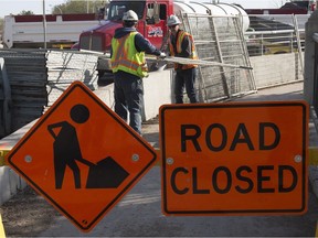 Road repairs and other work have restricted traffic in different areas of Saskatoon.