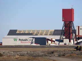 The exterior of the Potash Corp. Rocanville potash plant