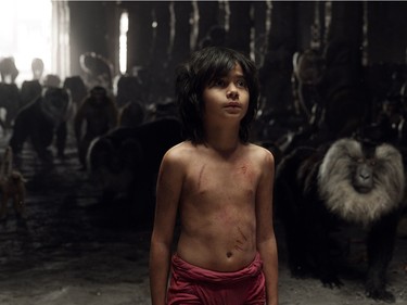 Mowgli in "The Jungle Book."