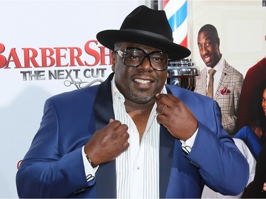 Cedric the Entertainer attends the Warner Brothers premiere of "Barbershop: The Next Cut" in Hollywood, California, on April 6, 2016.