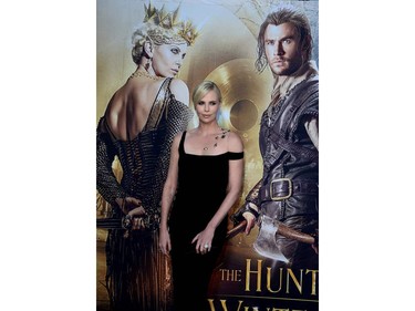 Actor Charlize Theron arrives for the premiere of "The Huntsman: Winter's War" at the Regency Village Theatre in Westwood, California on April 11, 2016.
