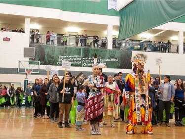 Aboriginal high school graduates from across Saskatchewan were honoured during the University of Saskatchewan Graduation Powwow on May 25, 2016.