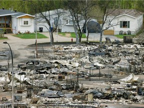 Homes in Fort McMurray were devastated by a massive wildfire that forced the entire evacuation of Alberta's fourth largest city