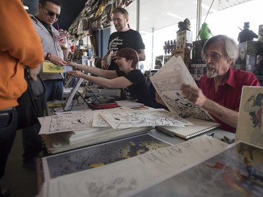 Free comic book day brought crowds to local comic stores in Saskatoon on Saturday, May 7, 2016.