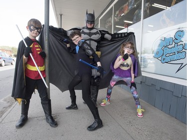 Free comic book day brought crowds to local comic stores in Saskatoon on May 7, 2016.