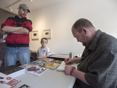 Free comic book day brought crowds to local comic stores in Saskatoon on May 7, 2016.