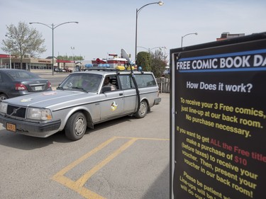 Free comic book day brought crowds to local comic stores in Saskatoon on Saturday, May 7, 2016.