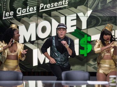 George Clooney stars as Lee Gates (C) in TriStar Pictures' "Money Monster"