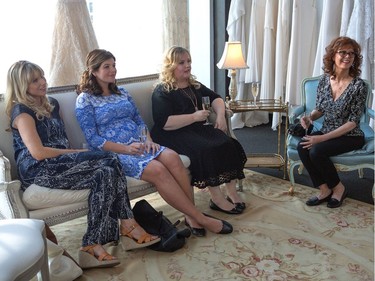 L-R: Lucy Punch as Emily, Casey Wilson as Trish, Sarah Baker as Elaine and Susan Sarandon as Marnie Minervini in "The Meddler."