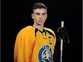 The Saskatoon Blades chose Fort Saskatchewan's Kirby Dach with the second overall pick at the 2016 WHL bantam draft. Submitted Photo