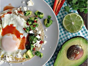 Breakfast Tacos with Avacado Salsa