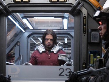 Sebastian Stan stars as Winter Soldier/Bucky Barnes in "Captain America: Civil War."