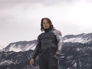 Sebastian Stan stars as Winter Soldier/Bucky Barnes in "Captain America: Civil War."