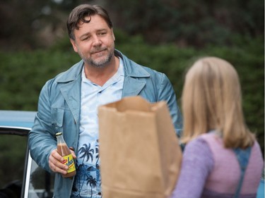 Russell Crowe and Angourie Rice star in Warner Bros. Pictures' action comedy "The Nice Guys."