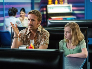 Ryan Gosling and Angourie Rice star in "The Nice Guys."