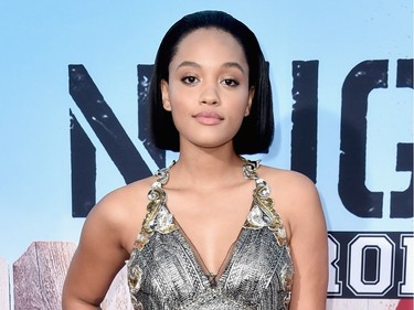 Actor Kiersey Clemons attends the premiere of Universal Pictures' "Neighbors 2: Sorority Rising" at the Regency Village Theatre on May 16, 2016 in Westwood, California.