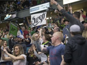 Saskatchewan Rush fans have greeted their new team enthusiastically.