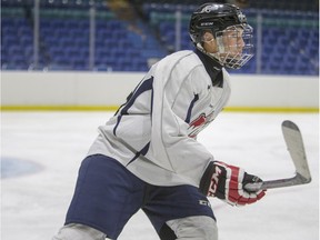 The Saskatoon Blades 2015 first-round draft pick Chase Wouters is expected to compete for a starting job this fall.