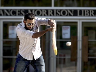 A well attended festival atmosphere at City Hall's Civic Square, where refugees and the Open Door Society took on the task of raising money for Fort McMurray with a game of cricket on 23rd Street East, May 16, 2016. Ethnic foods, song, music and art were part of the festivities.