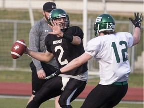 Huskies quarterback Drew Burko has signed a contract with the Montreal Alouettes.