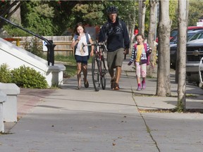 Saskatoon's sidewalks.