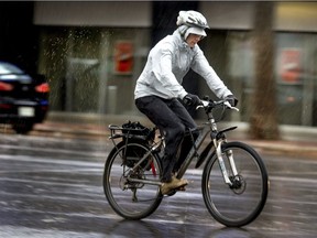 Periods of rain and a north wind of 20 kilometres per hour are expected in Saskatoon on Monday.