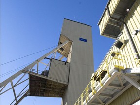 The headframe at Cameco's Cigar Lake uranium mine, which is on track to meet its 2016 production target after the Canadian Nuclear Safety Commission approved an expansion at Areva's McLean Lake mill, where uranium from the mine is processed and packaged.