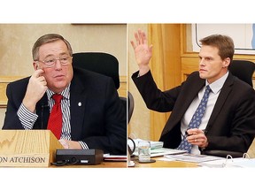 SASKATOON, SK - December 15, 2014 - Mayor Don Atchison at city council on Monday December 15, 2014. (Michelle Berg / The StarPhoenix) ORG XMIT: POS1412151608023636