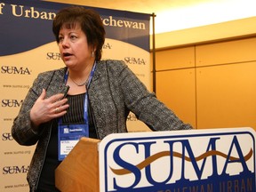 Saskatchewan Urban Municipalities Association president Debra Button.