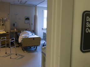 Multi-bed hospital rooms make open visitation policy for patients impractical.