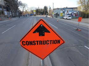 Watch out for ongoing work around Saskatoon.