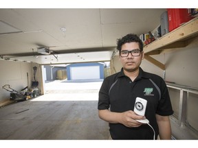 Thy Prak is one of the latest victims in a string of garage break ins. Prak at his garage, Tuesday, May 03, 2016, actually captured the break in on video.