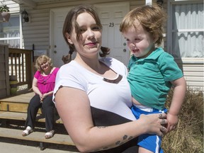 Baby Spencer, with mom Jessi Hassall and her mom Treena Davis, suffered severe trauma when he was allegedly shaken by his babysitter in January 2015.