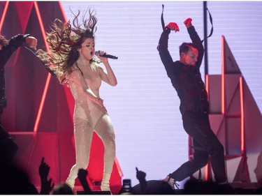 Selena Gomez performs at SaskTel Centre in Saskatoon, May 19, 2016.