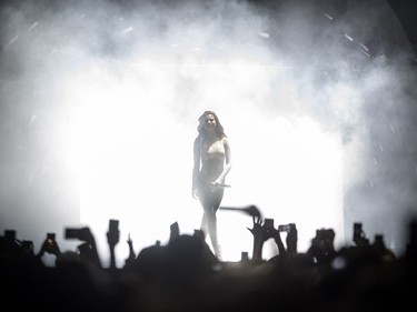 Selena Gomez performs at SaskTel Centre in Saskatoon, May 19, 2016.