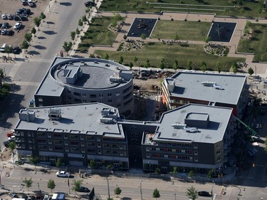 The Banks on 19th Street West construction, May 27, 2016.