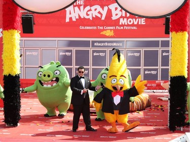 Actor Josh Gad attends "The Angry Birds Movie" Photo call during the 69th annual Cannes Film Festival at the Palais des Festivals on May 10, 2016 in Cannes, France.
