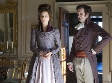 Kate Beckinsale and Tom Bennett star in "Love & Friendship."