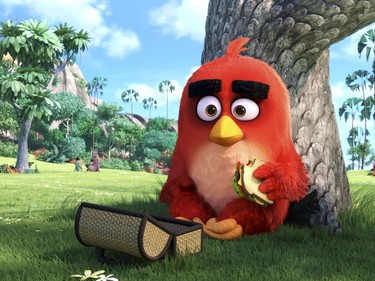 Red voiced by Jason Sudeikis in "The Angry Birds Movie."