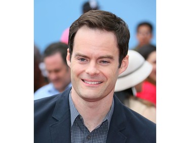 Actor Bill Hader attends the premiere of "The Angry Birds Movie" in Westwood, California, May 7, 2016.