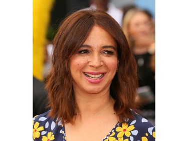 Actor Maya Rudolph attends the premiere of "The Angry Birds Movie", in Westwood, California, May 7, 2016.